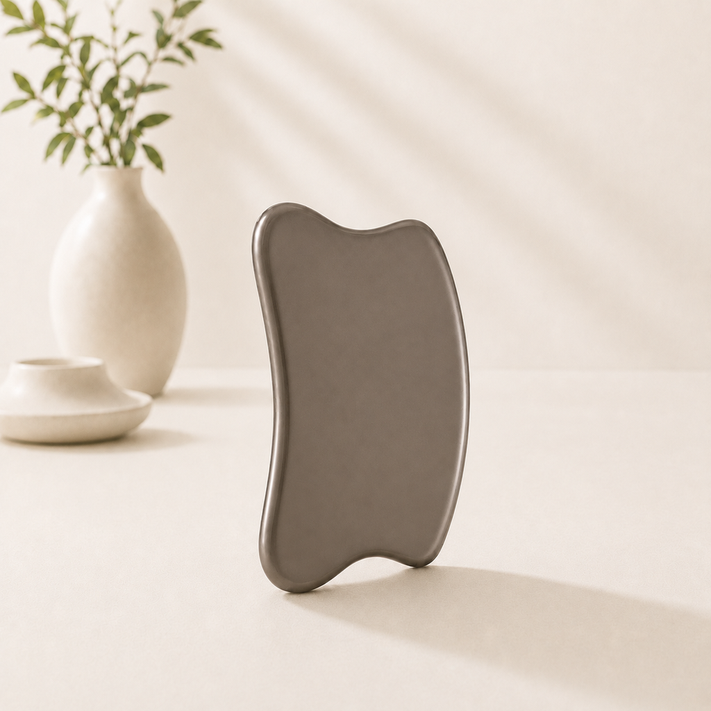 Bian Stone Gua Sha & Massage Tool | An ancient  Healing Stone（Curved board）
