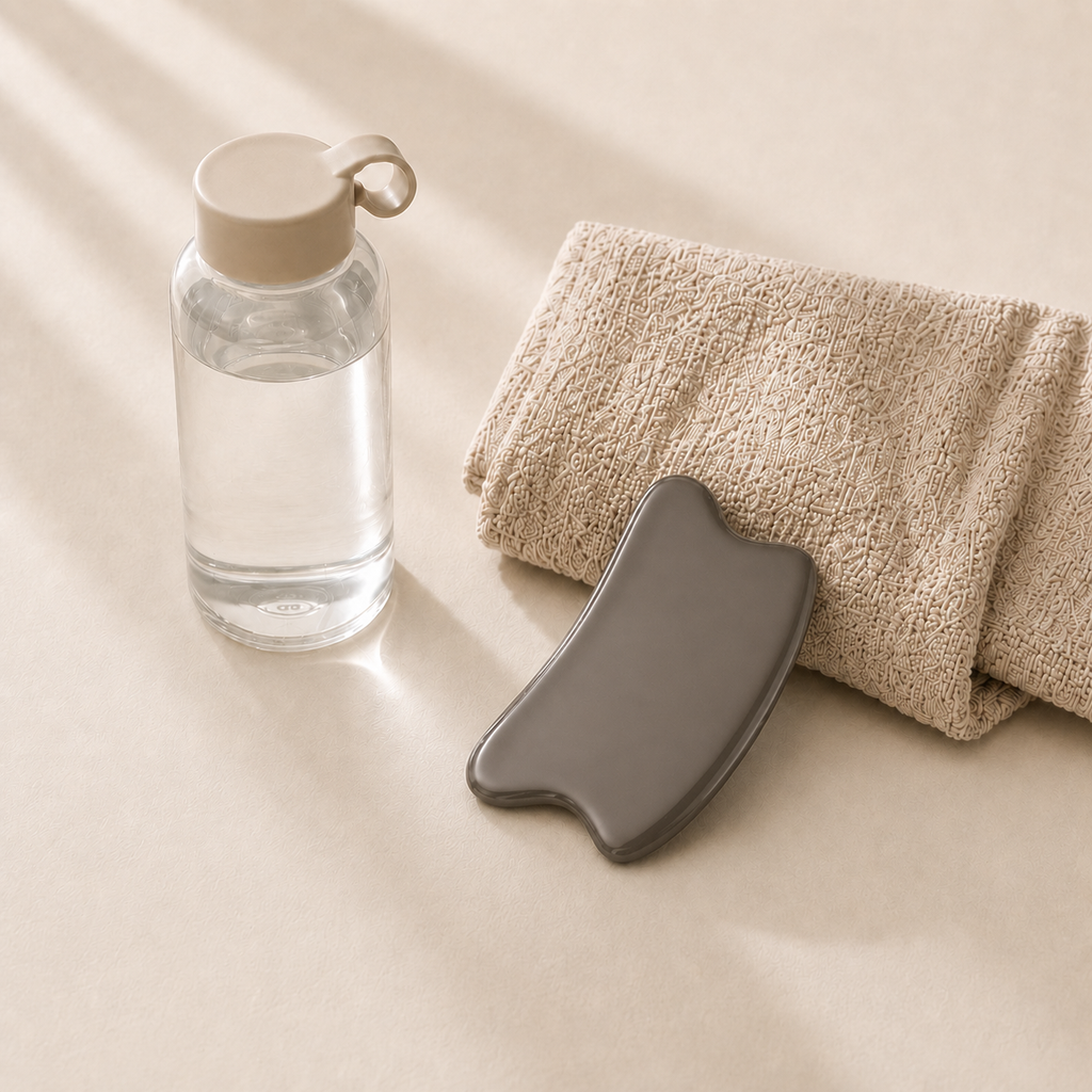 Bian Stone Gua Sha & Massage Tool | An ancient  Healing Stone（Curved board）